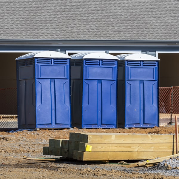 what is the expected delivery and pickup timeframe for the porta potties in Lanagan MO